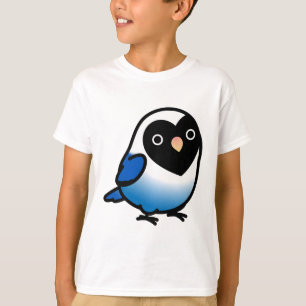 Chubby Black-masked Cobalt Lovebird T-shirt