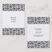 Chubby Black White classic  Professional Visitekaartje (Voorkant / Achterkant)