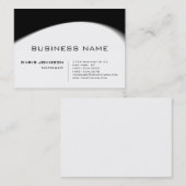 Chubby Black & White Grey Pattern Visitekaartje (Voorkant / Achterkant)