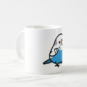 Chubby Blue Budgie - Vrouw Koffiemok (Voorkant links)
