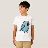 Chubby Blue Indian Ringneck Paraket - Vrouw T-shirt (Voorkant volledig)