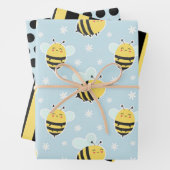 Chubby Bumblebee papierset voor het verpakken van Inpakpapier Vel (In situ)