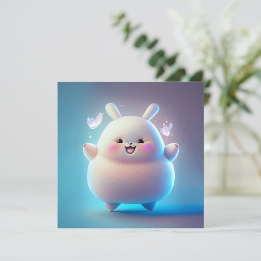 Chubby Bunny & Vlinders (Staand voorkant)