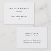 Chubby Business Card Template Premium - Zware Whit Visitekaartje (Voorkant / Achterkant)