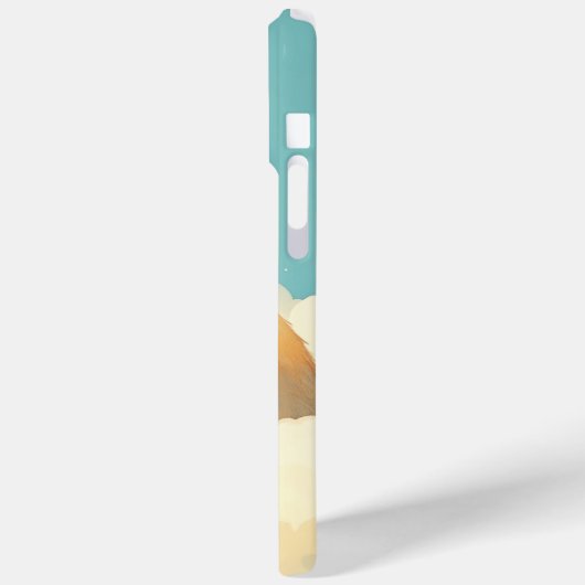 Chubby Capybara rust op een wolk Case-Mate iPhone Case (Achterkant / Links)