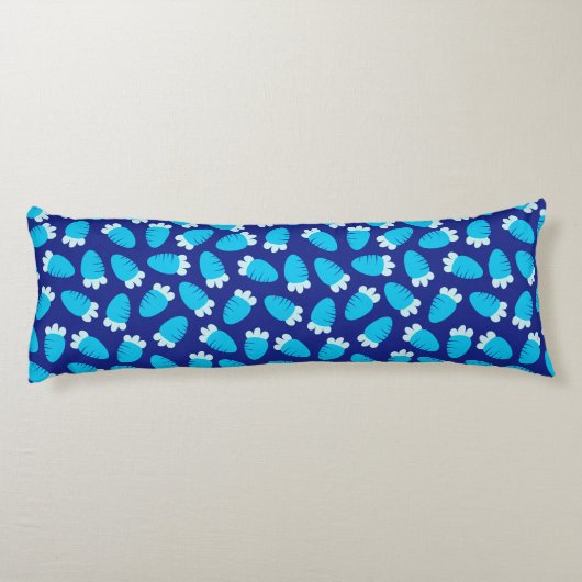 Chubby Carrots Blue Lichaamskussen (Achterkant)