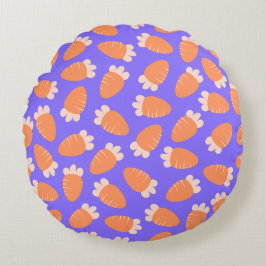 Chubby Carrots Lavendel Rond Kussen