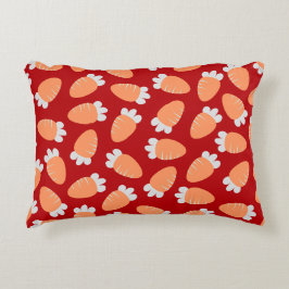 Chubby Carrots Red Accent Kussen