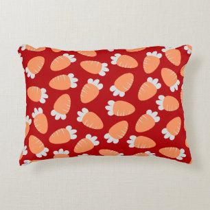 Chubby Carrots Red Accent Kussen