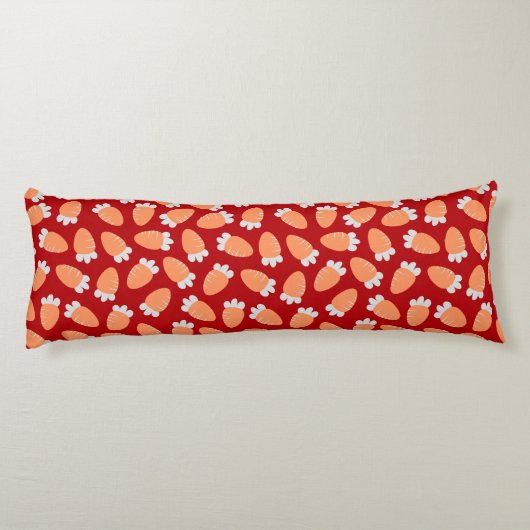 Chubby Carrots Red Lichaamskussen (Achterkant)