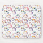 Chubby Cartoon Cat Collectie Muismat (Voorkant)