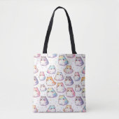 Chubby Cartoon Cat Collectie Tote Bag (Voorkant)