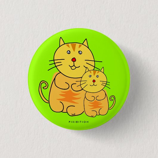 Chubby Cat Button (Voorkant)