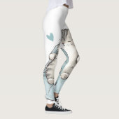 Chubby Cat Chill Vibes Leggings (Rechts)