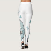 Chubby Cat Chill Vibes Leggings (Achterkant)