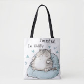 Chubby Cat Chill Vibes Tote Bag (Voorkant)