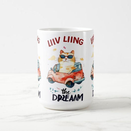 Chubby Cat: De Mok van de Dream Coffee leven (Center)