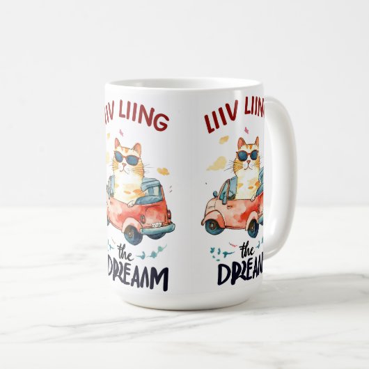 Chubby Cat: De Mok van de Dream Coffee leven (Voorkant rechts)