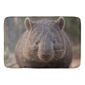 Chubby Charm: de Schattige Australische wombat Badmat (Voorkant)