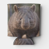 Chubby Charm: de Schattige Australische wombat Blikjeskoeler (Voorkant)