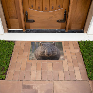 Chubby Charm: de Schattige Australische wombat Deurmat