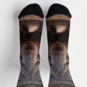 Chubby Charm: de Schattige Australische wombat Sokken (Top)