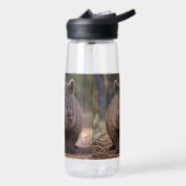 Chubby Charm: de Schattige Australische wombat Waterfles (Links)