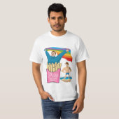 CHUBBY CHASER LGBT Gay Pride Funny Twink T-Shirt (Voorkant volledig)