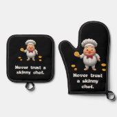 Chubby Chef Keukenset - Pannenlap & Ovenwant Ovenwant & Pannenlap Set (Voorkant)