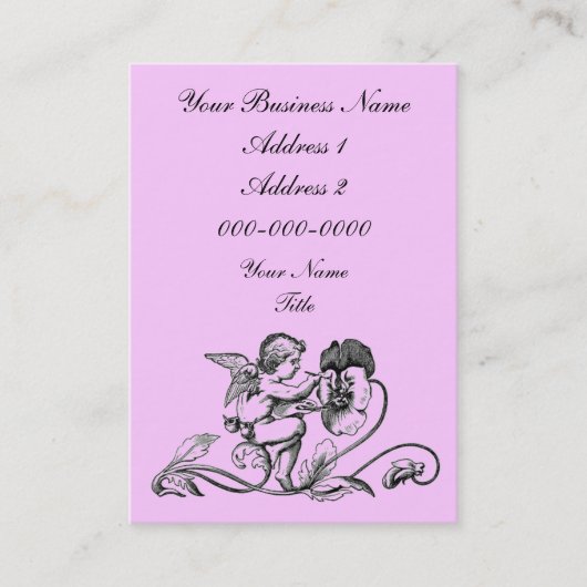 Chubby Cherub Visitekaartje (Voorkant)