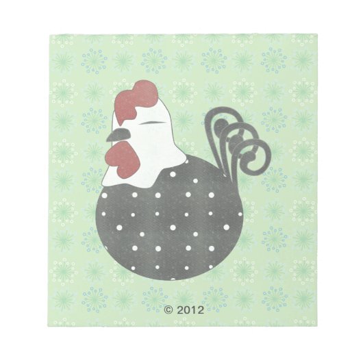 Chubby Chicken Notitieblok (Voorkant)