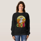 Chubby Chonk Cat Meme Fat Feline Trui (Voorkant volledig)