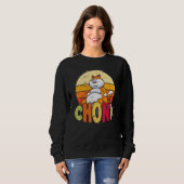 Chubby Chonk Cat Meme met overgewicht voor kattenk Trui (Voorkant volledig)