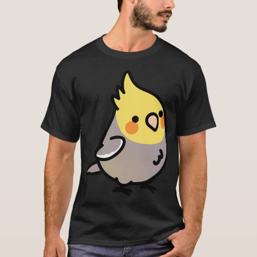 Chubby Cinnamon Cockatiel T-shirt (Voorkant)