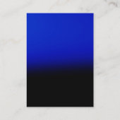 Chubby Clean Blue Black Manager Visitekaartje (Achterkant)