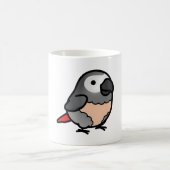 Chubby Congo African Grey - Plucker Koffiemok (Center)