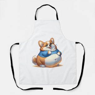 Chubby Corgi Hoodie - Gezellige Hondenliefhebber K Schort