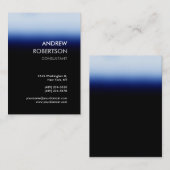 Chubby Dark Blue Black Manager Visitekaartje (Voorkant / Achterkant)