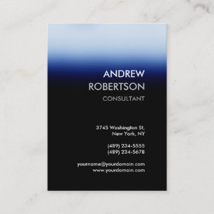 Chubby Dark Blue Black Manager Visitekaartje