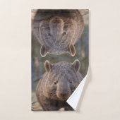 Chubby, de Australische wombat, Bad Handdoek (Handdoek)
