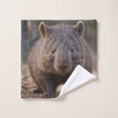 Chubby, de Australische wombat, Bad Handdoek (Wasdoekje)