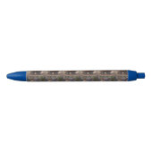 Chubby, de Australische wombat, Blauwe Inkt Pen (Voorkant)