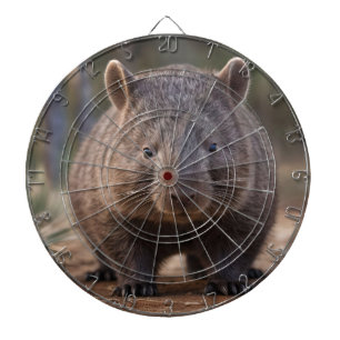 Chubby de Australische wombat, Dartbord