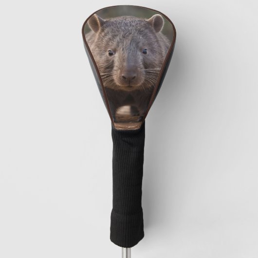 Chubby, de Australische wombat, Golfheadcover (Voorkant)