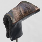Chubby, de Australische wombat, golfputter Hoesje Golfheadcover (3/4 voorkant)