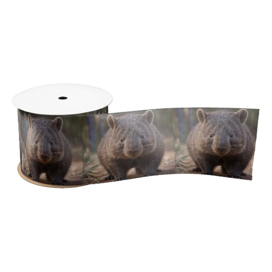 Chubby, de Australische wombat, Satijnen Lint (Spoel)
