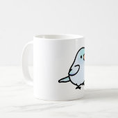 Chubby Dilute Light Blue Parrotlet Koffiemok (Voorkant links)