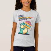 Chubby Dinosaur Cake Meme T-shirt (Voorkant)