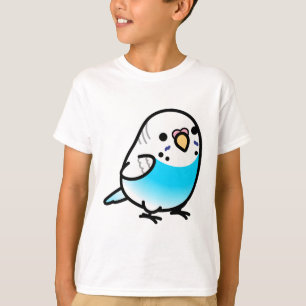 Chubby Dominant Pied Sky-blue Budgie - Vrouw T-shirt