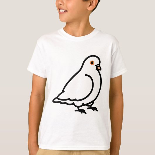 Chubby Dove T-shirt (Voorkant)